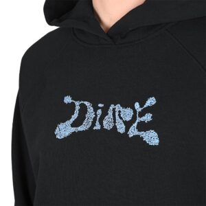 Dime Finger Print Pullover Hoodie - Black
