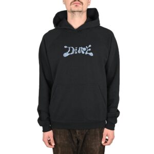 Dime Finger Print Pullover Hoodie - Black