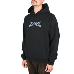 Dime Finger Print Pullover Hoodie - Black