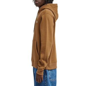 Element Icon Embroidery Pullover Hoodie - Sepia