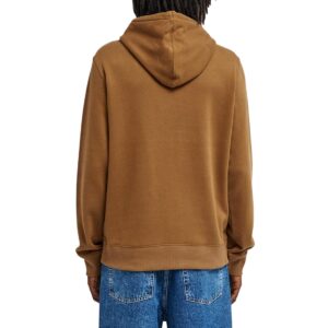 Element Icon Embroidery Pullover Hoodie - Sepia