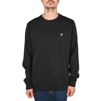 Element Icon Embroidery Pullover Sweater - Flint Black