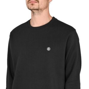 Element Icon Embroidery Pullover Sweater - Flint Black