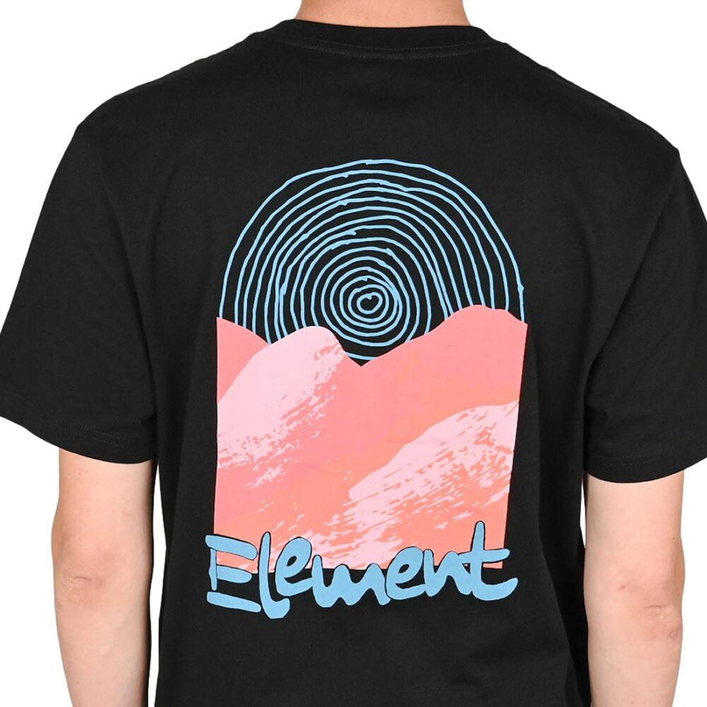 Element Sound Waves S/S T-Shirt - Flint Black