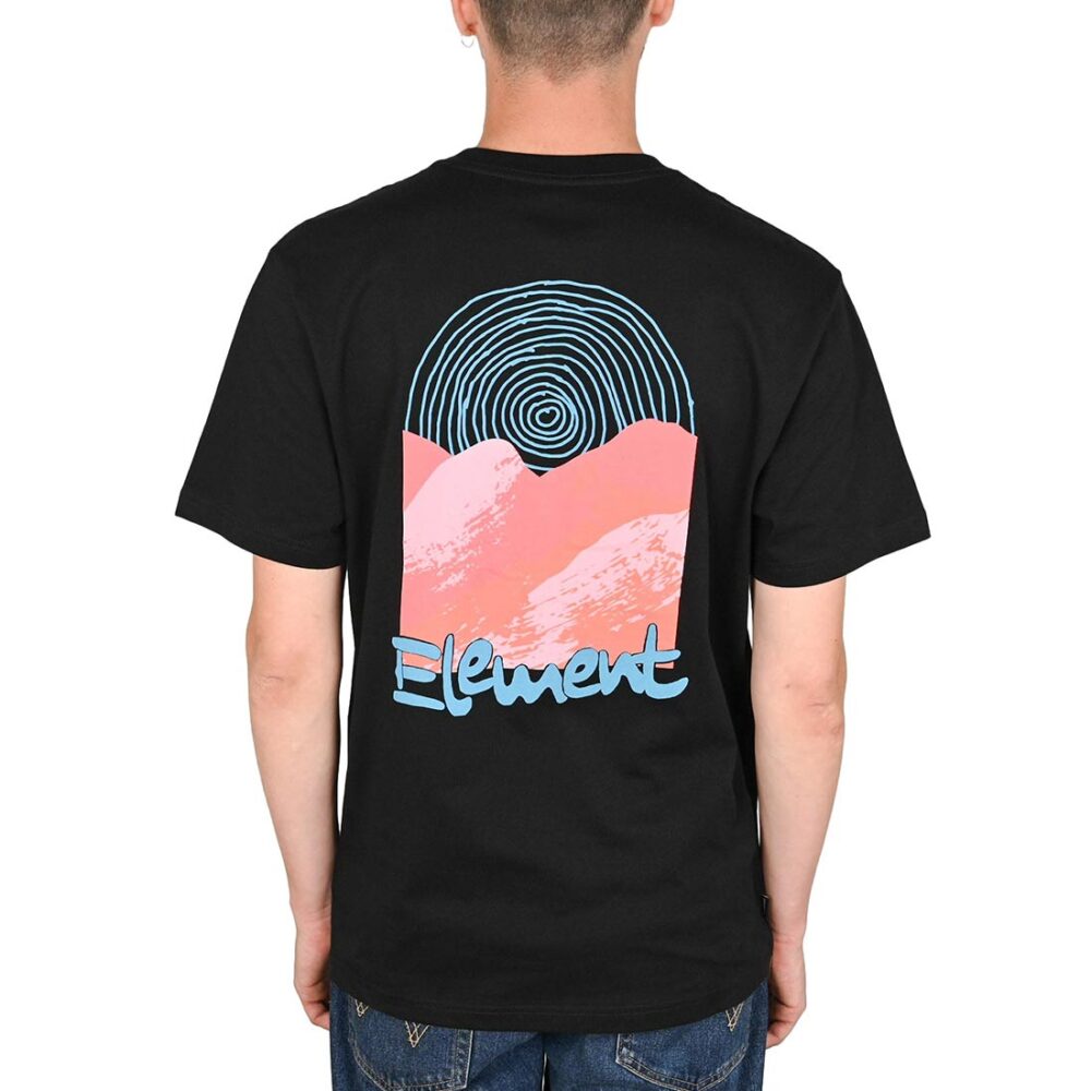 Element Sound Waves S/S T-Shirt - Flint Black