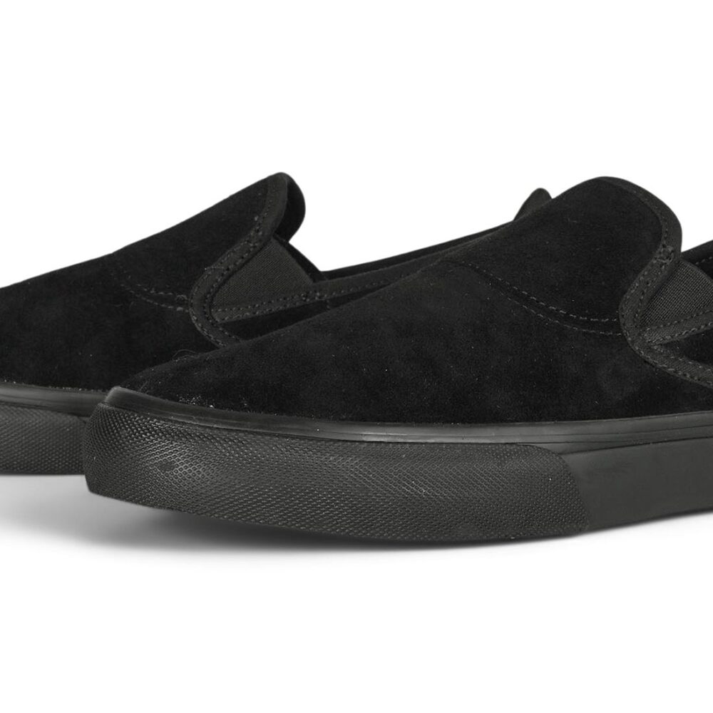 Emerica Wino G6 Slip-On Skate Shoes - Black/Black/Black