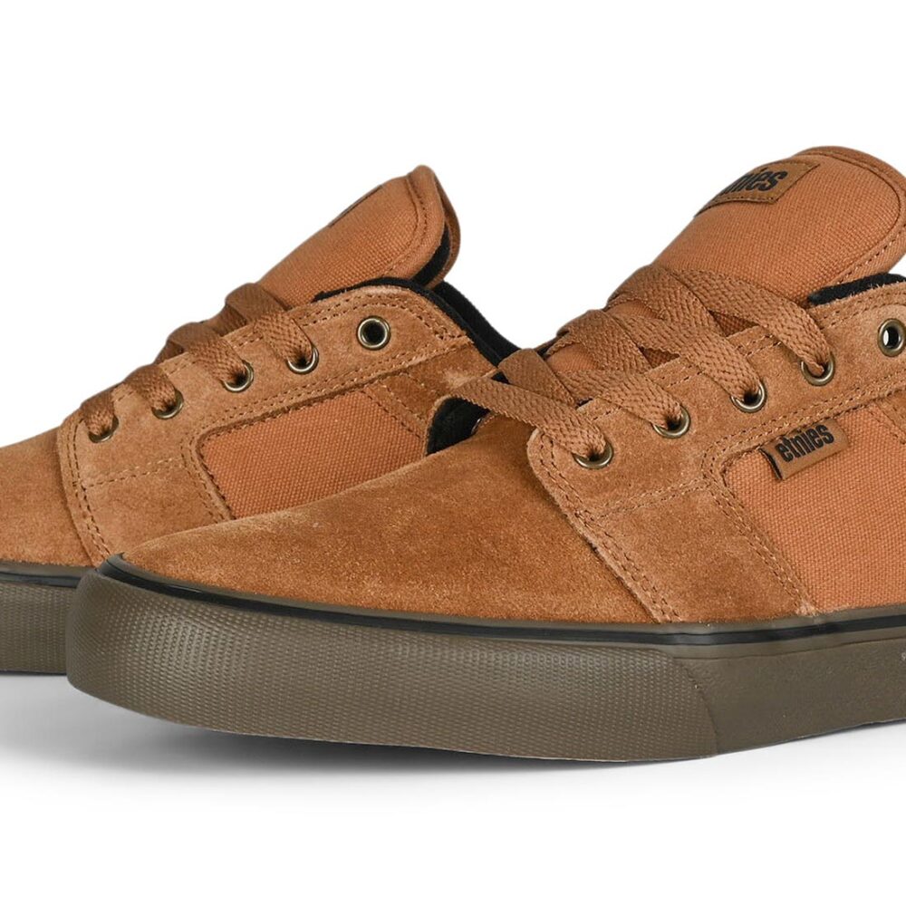 Etnies Barge LS Skate Shoes - Brown/Gum/Brown