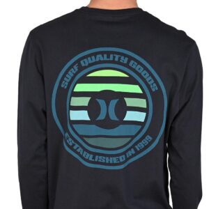 Hurley Printing Press Louis L/S T-Shirt - Obsidian