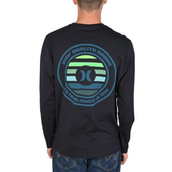 Hurley Printing Press Louis L/S T-Shirt - Obsidian