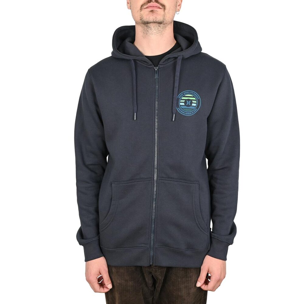 Hurley Printing Press Louis Zip Hoodie - Obsidian