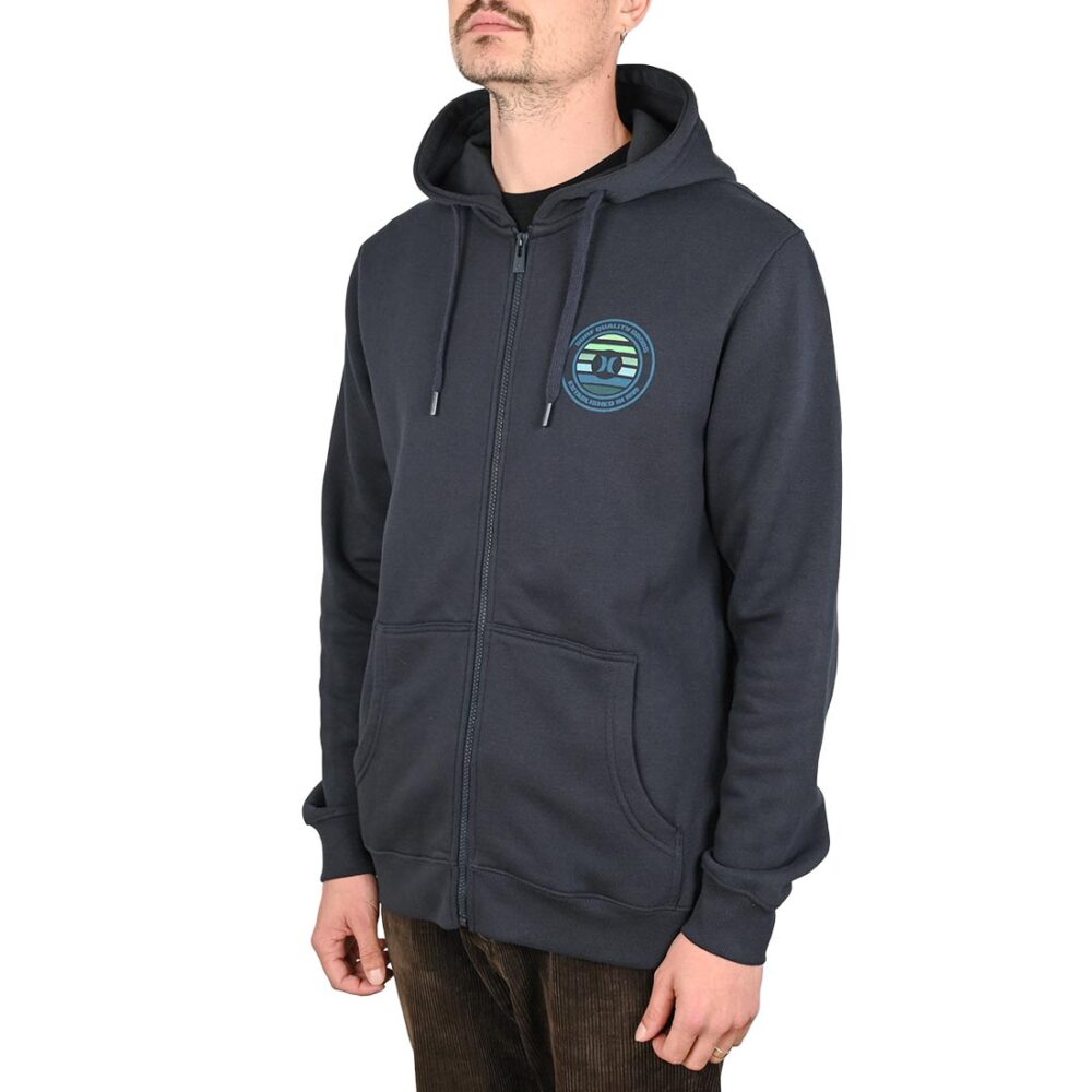 Hurley Printing Press Louis Zip Hoodie - Obsidian