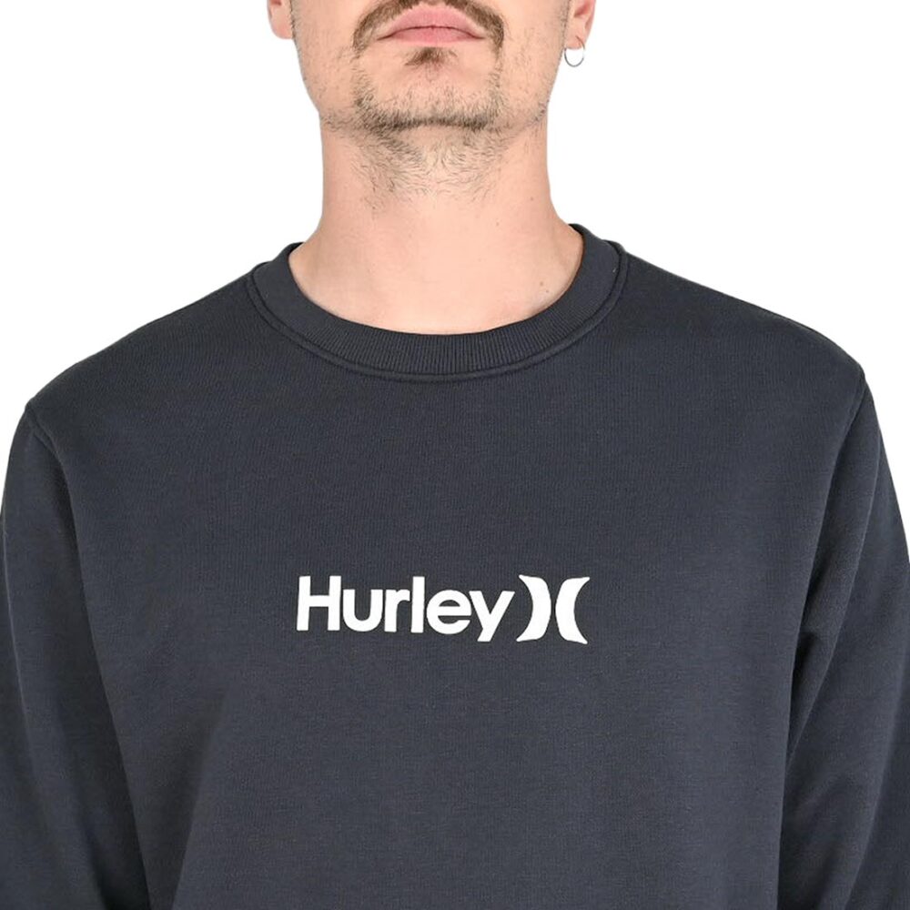 Hurley Printing Press O&O Crew Sweater - Obsidian