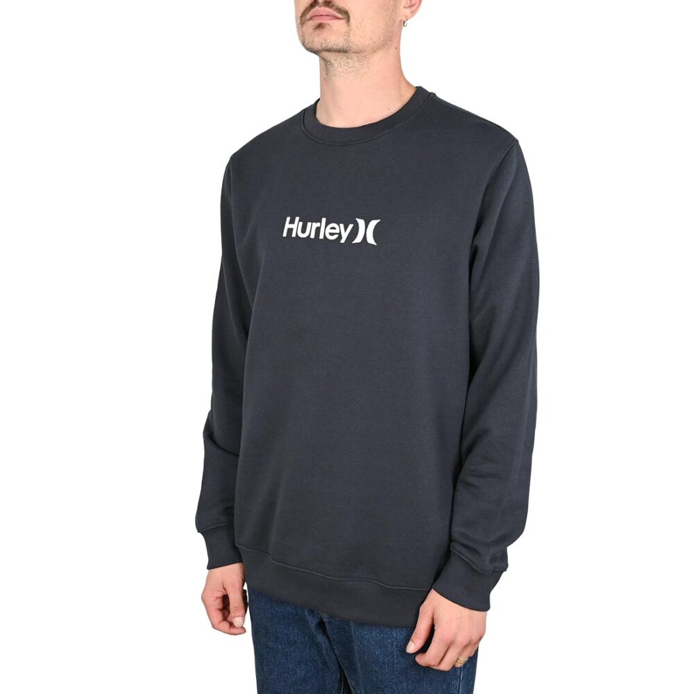 Hurley Printing Press O&O Crew Sweater - Obsidian