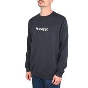 Hurley Printing Press O&O Crew Sweater - Obsidian