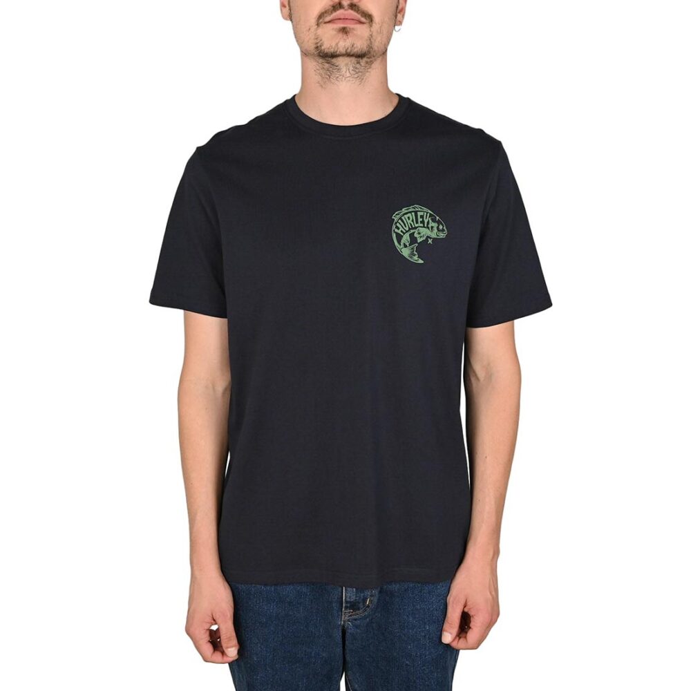 Hurley Printing Press Serrot S/S T-Shirt - Obsidian