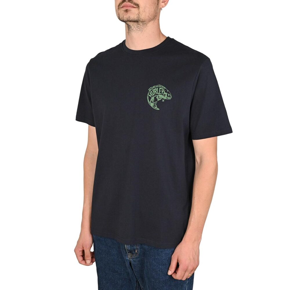 Hurley Printing Press Serrot S/S T-Shirt - Obsidian