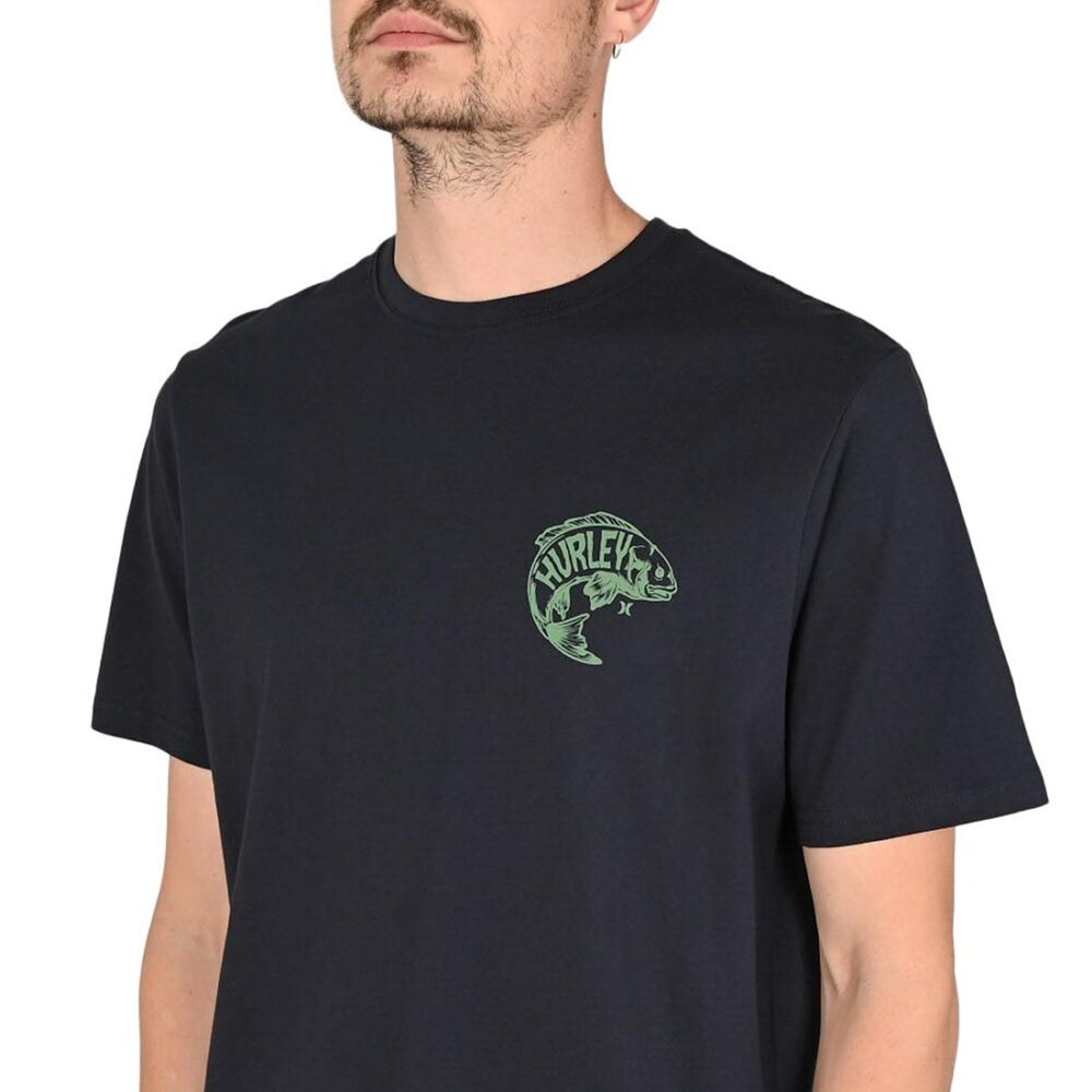 Hurley Printing Press Serrot S/S T-Shirt - Obsidian