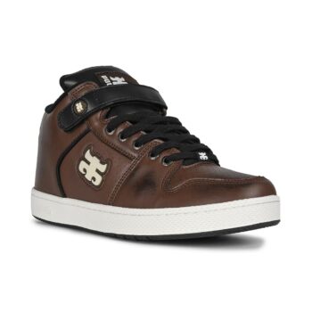 IPATH Grasshopper High-Top Skate Shoes - Brown Leather