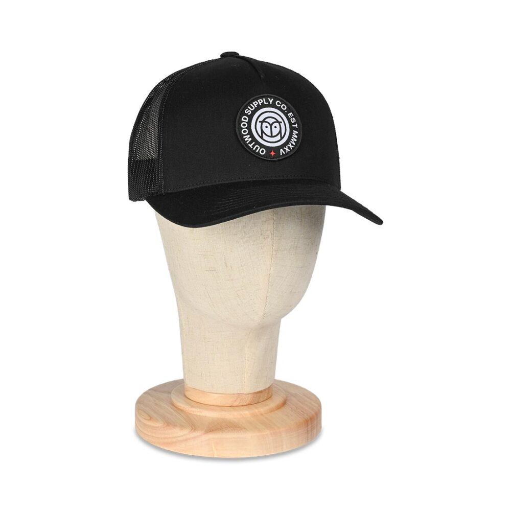 Outwood EST 5-Panel Trucker Cap - Black