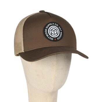 Outwood EST 5-Panel Trucker Cap - Brown/Khaki
