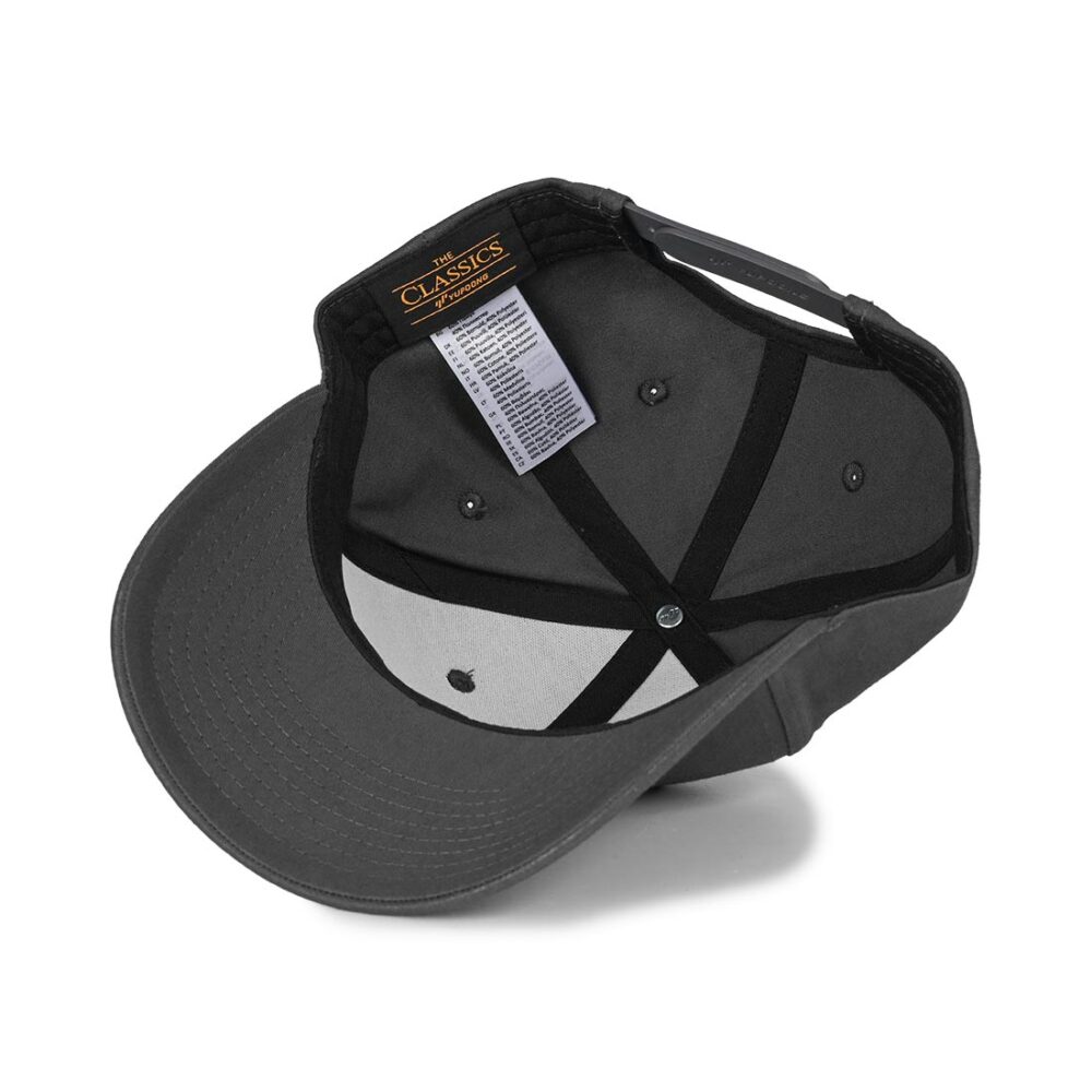 Outwood EST Curved Peak Snapback Cap - Charcoal
