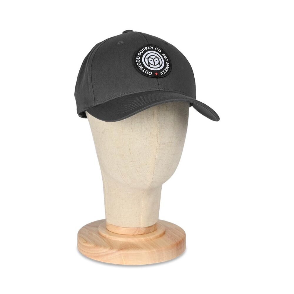Outwood EST Curved Peak Snapback Cap - Charcoal