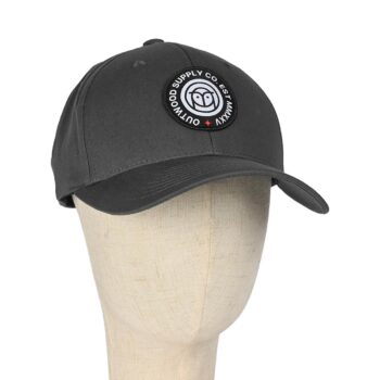 Outwood EST Curved Peak Snapback Cap - Charcoal