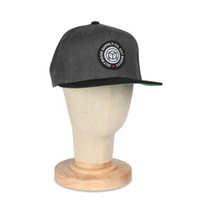 Outwood EST Structured Snapback Cap - Charcoal/Black