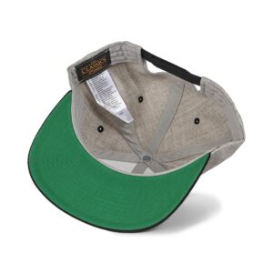 Outwood EST Structured Snapback Cap - Heather Grey/Black