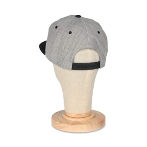 Outwood EST Structured Snapback Cap - Heather Grey/Black