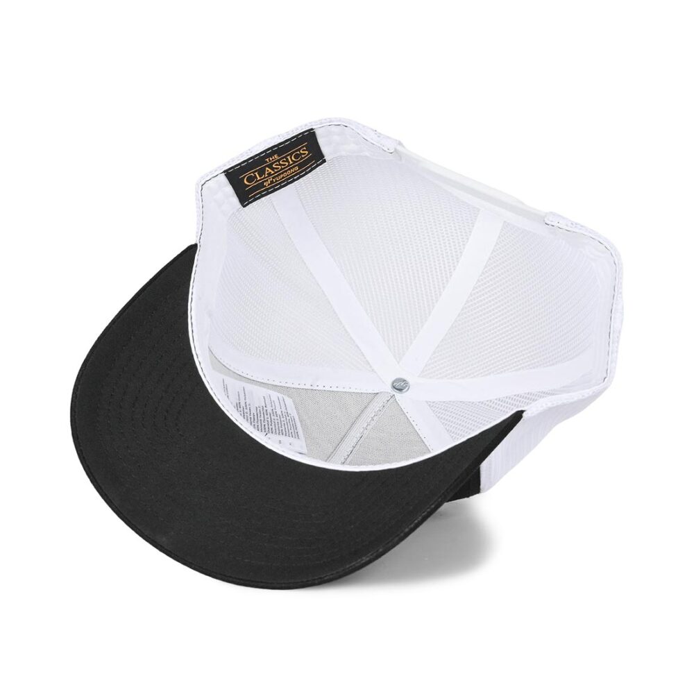 Outwood Shield 5-Panel Trucker Cap - Black/White