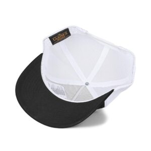 Outwood Shield 5-Panel Trucker Cap - Black/White