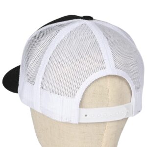 Outwood Shield 5-Panel Trucker Cap - Black/White
