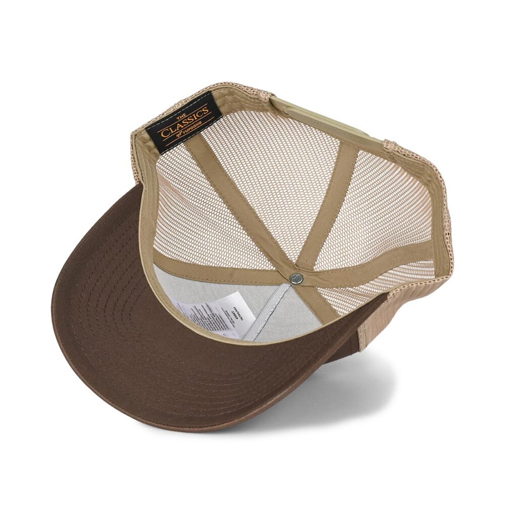 Outwood Shield 5-Panel Trucker Cap - Brown/Khaki