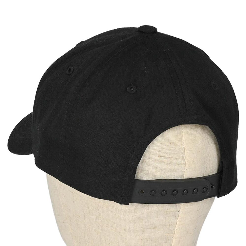 Outwood Shield Curved Peak Snapback Cap - Black