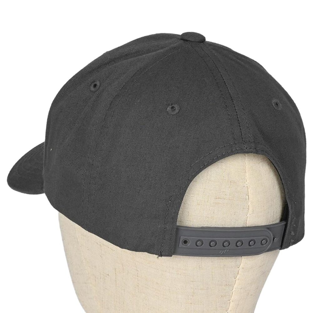 Outwood Shield Curved Peak Snapback Cap - Charcoal