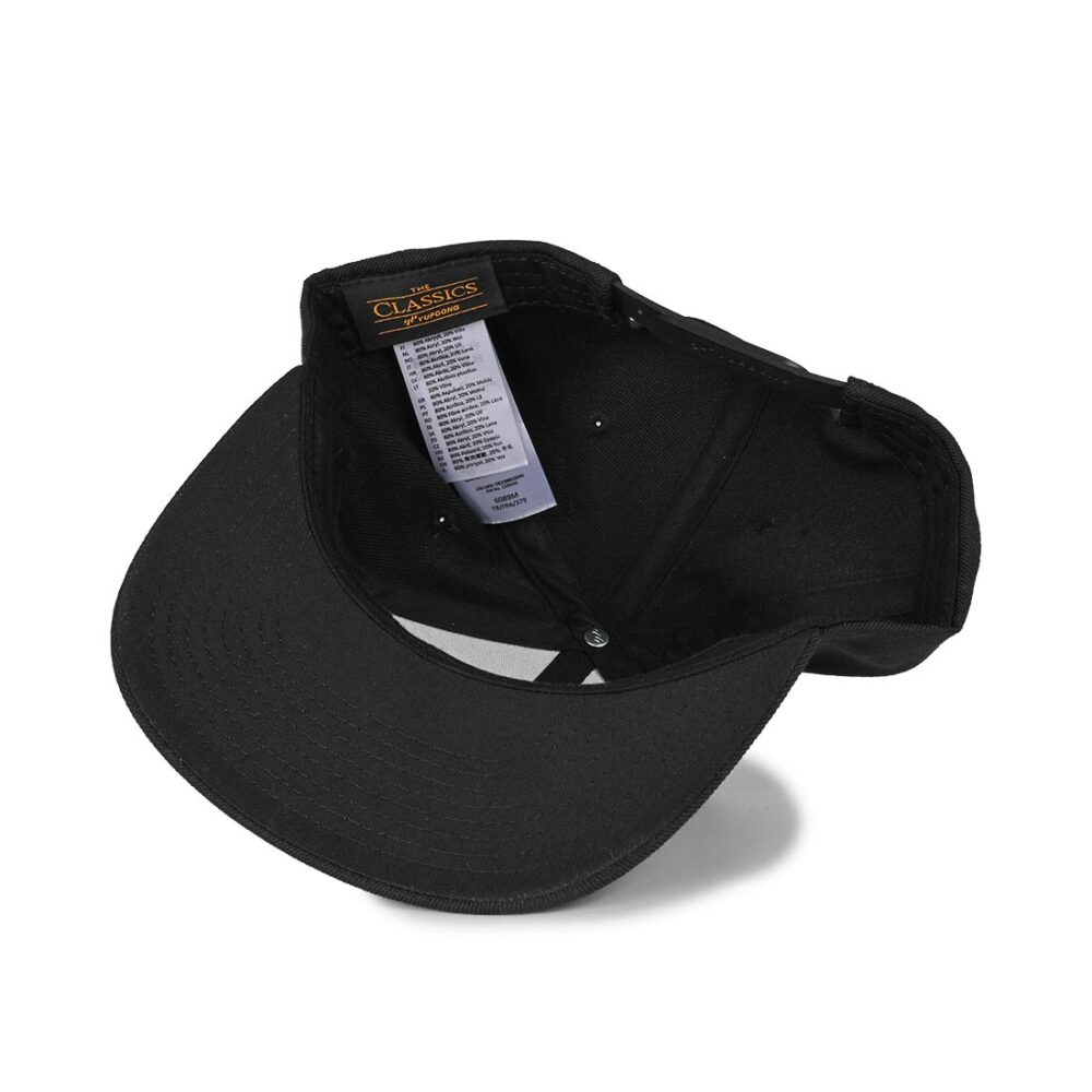 Outwood Shield Structured Snapback Cap - Black