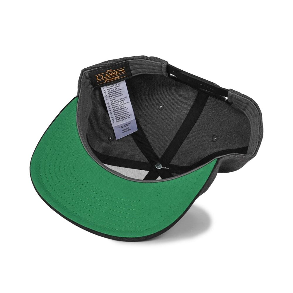 Outwood Shield Structured Snapback Cap - Charcoal/Black