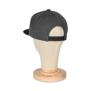 Outwood Shield Structured Snapback Cap - Charcoal/Black