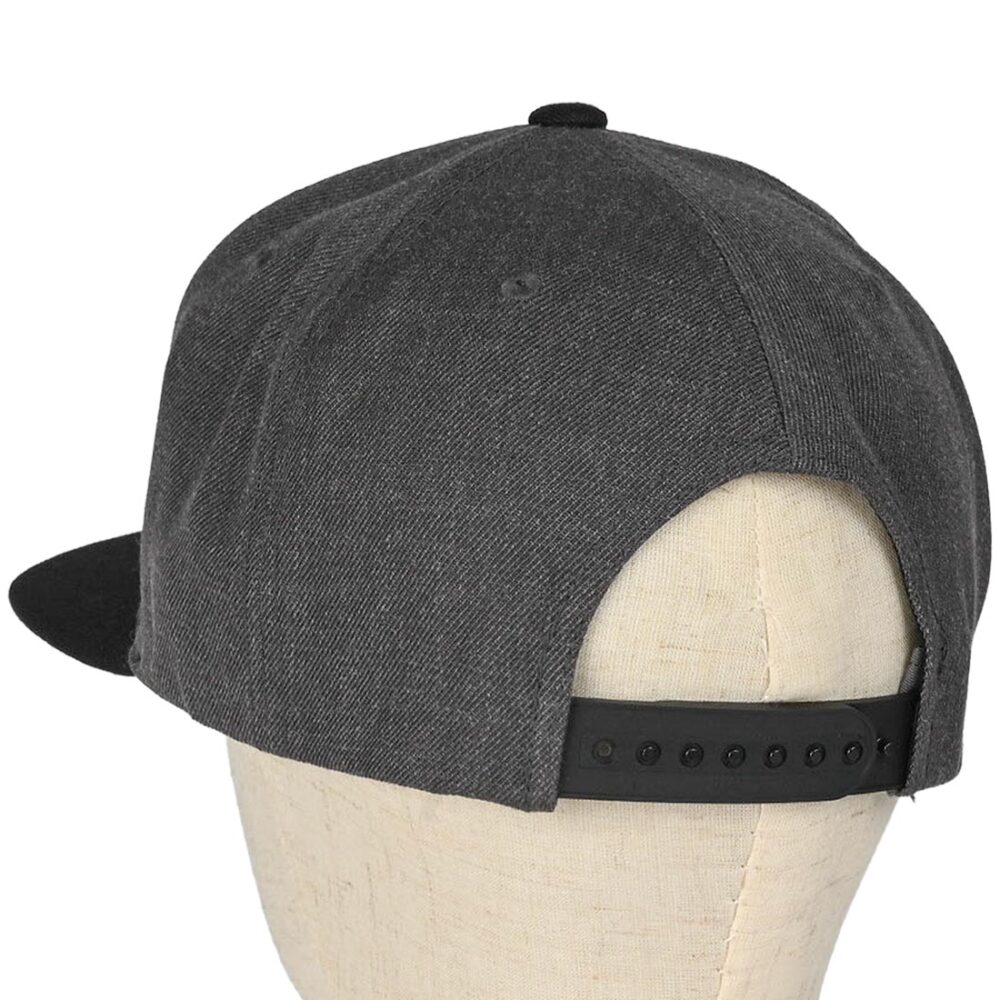 Outwood Shield Structured Snapback Cap - Charcoal/Black