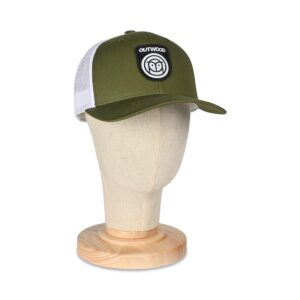 Outwood Shield Trucker Cap - Green/White