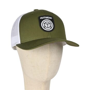 Outwood Shield Trucker Cap - Green/White