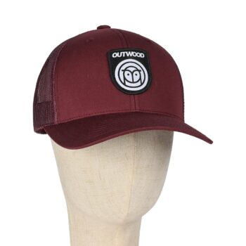 Outwood Shield Trucker Cap - Maroon
