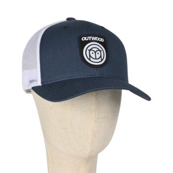 Outwood Shield Trucker Cap - Navy/White