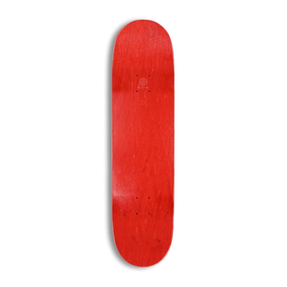 Outwood Split Contour Skateboard Deck - Red