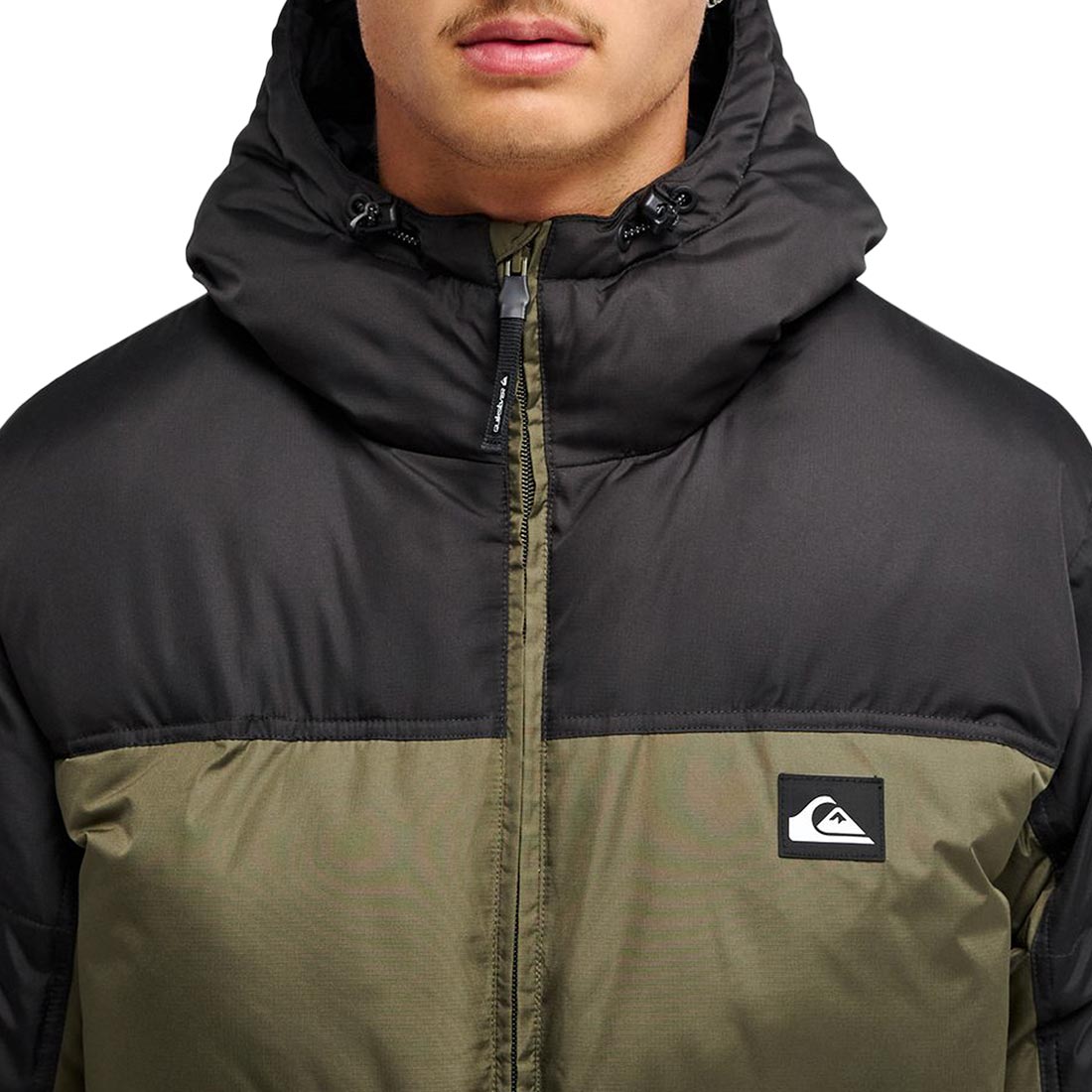 Quiksilver Cold Days Puffer Hood Jacket - Grape Leaf