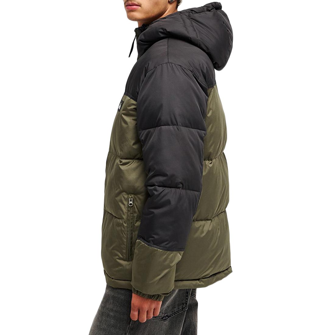 Quiksilver Cold Days Puffer Hood Jacket - Grape Leaf