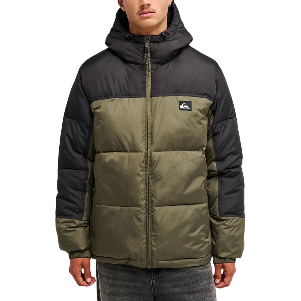 Quiksilver Cold Days Puffer Hood Jacket - Grape Leaf
