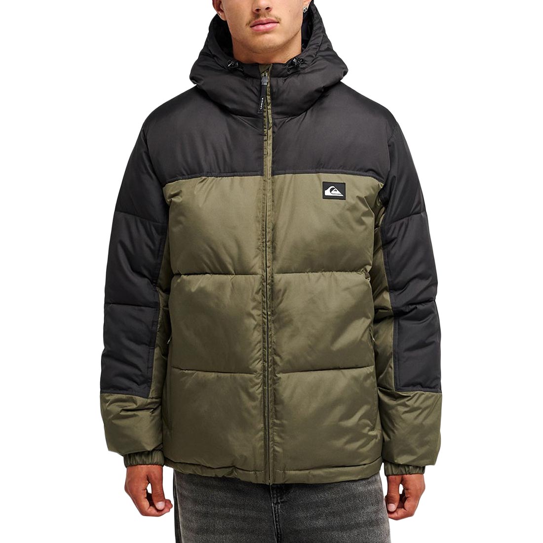 Quiksilver Cold Days Puffer Hood Jacket - Grape Leaf