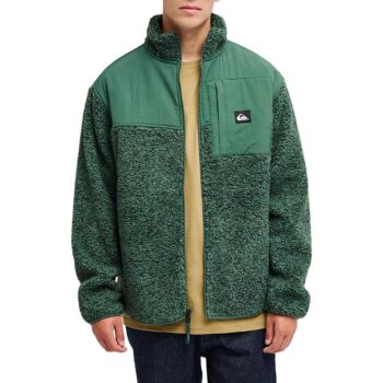 Quiksilver Shallow Water Zip-Up Fleece - Forest Heather